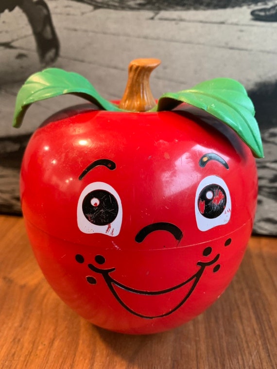 vintage apple toy