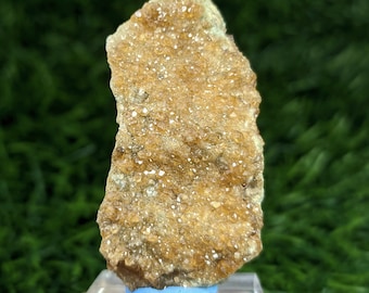 Natural Hessonite garnet shiny cluster on matrix from Bajaur Agency Pakistan, 29 grams.