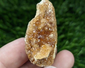 Natural Hessonite garnet cluster on matrix from Bajaur Agency Pakistan, 32 grams.