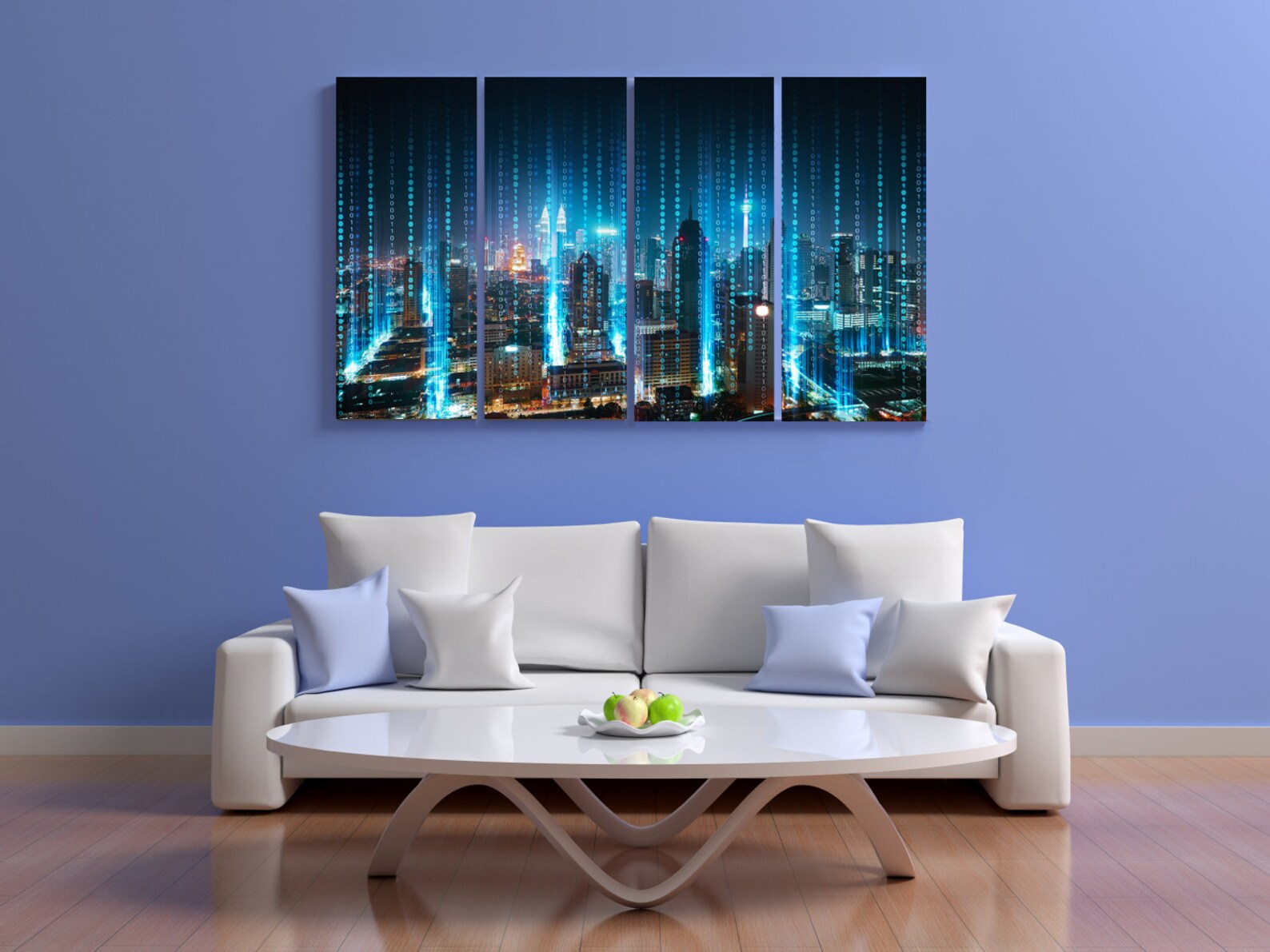 Kuala Lumpur Wonderful Cityscape Wall Decor Kuala Lumpur Etsy