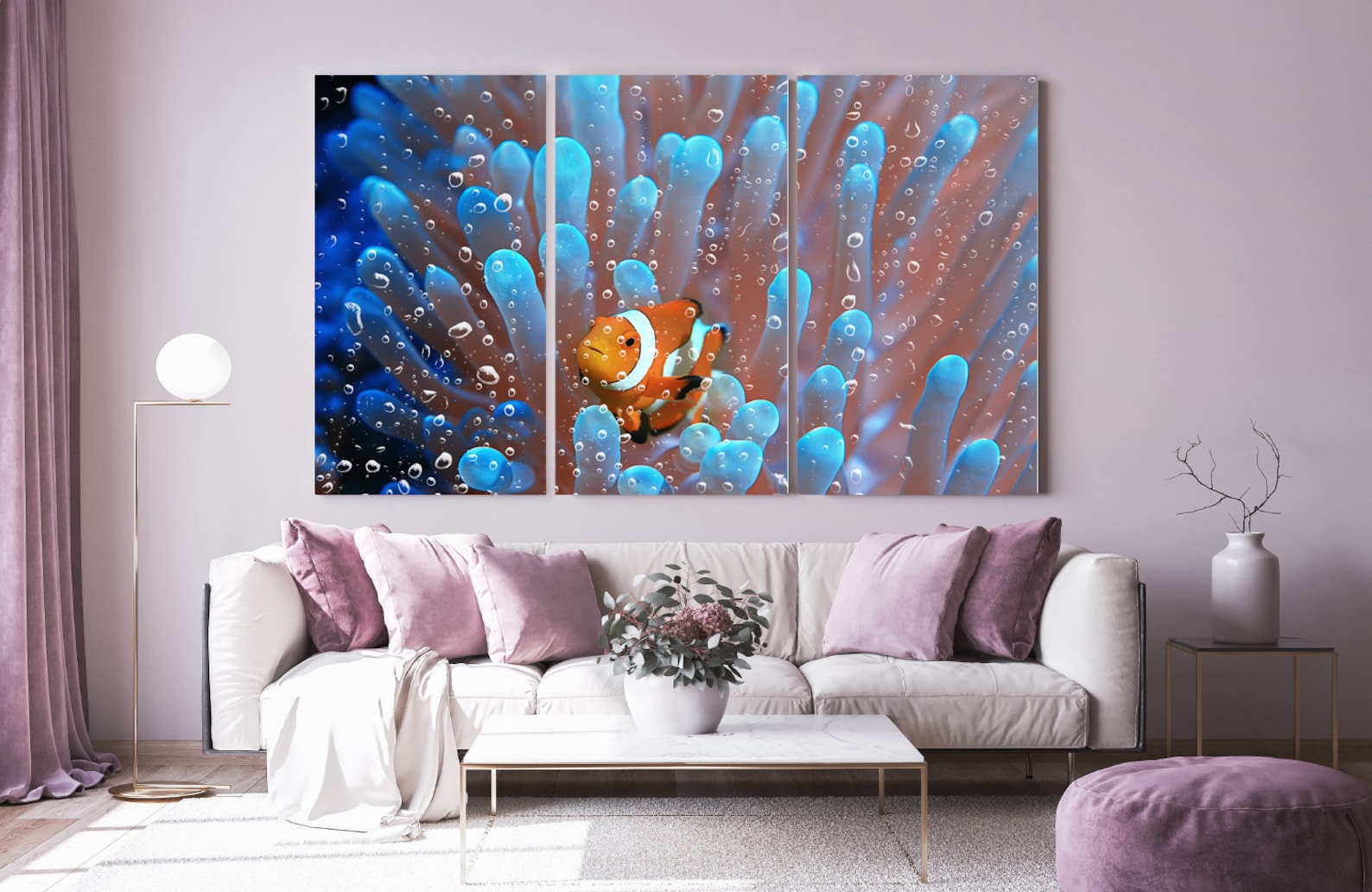 Aquarium Beautiful Art Wall Fish Underwater Cool Print Wall | Etsy