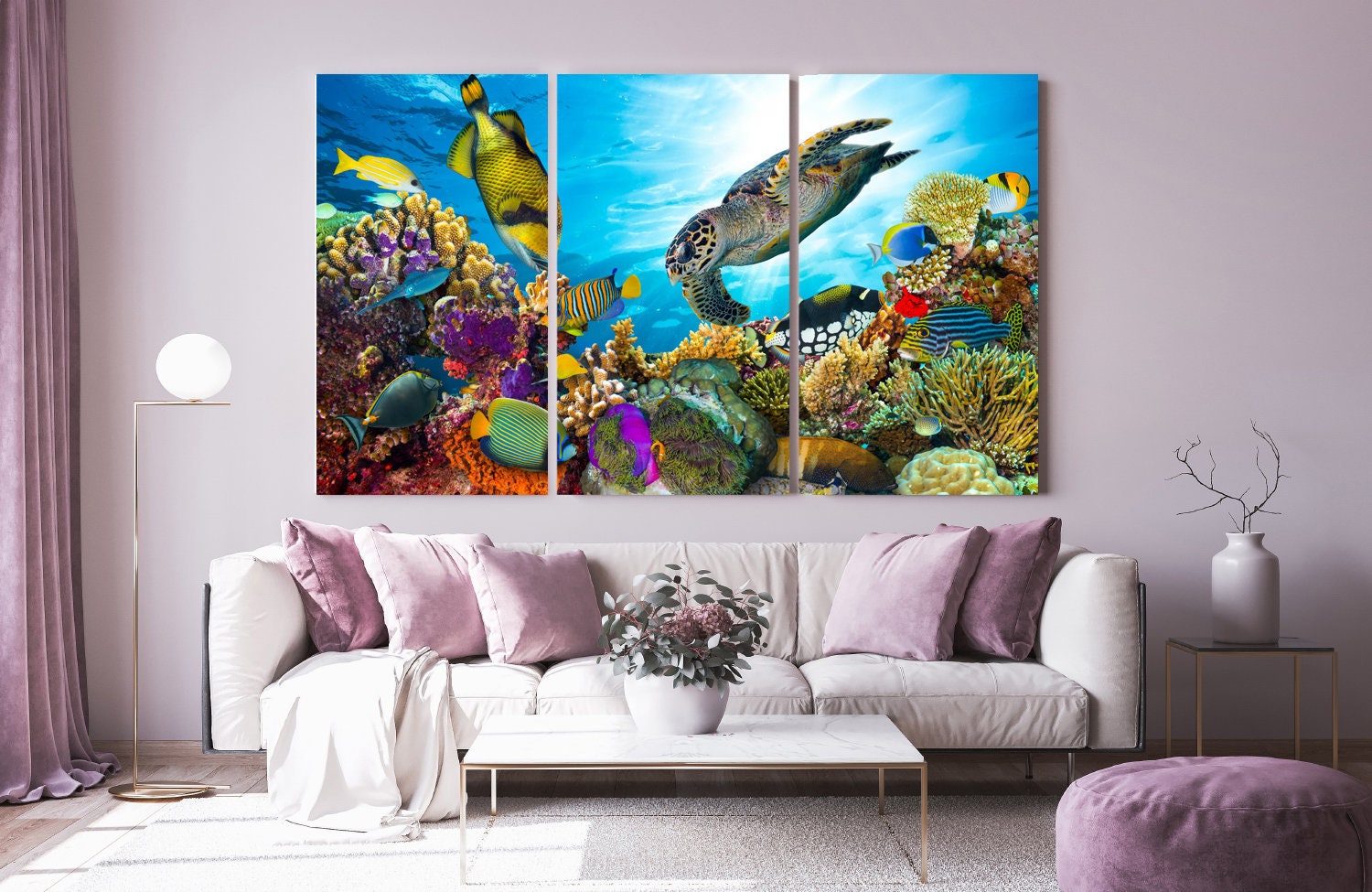Wonderful Aquarium Art Decor for Home Fish Underwater Print Etsy