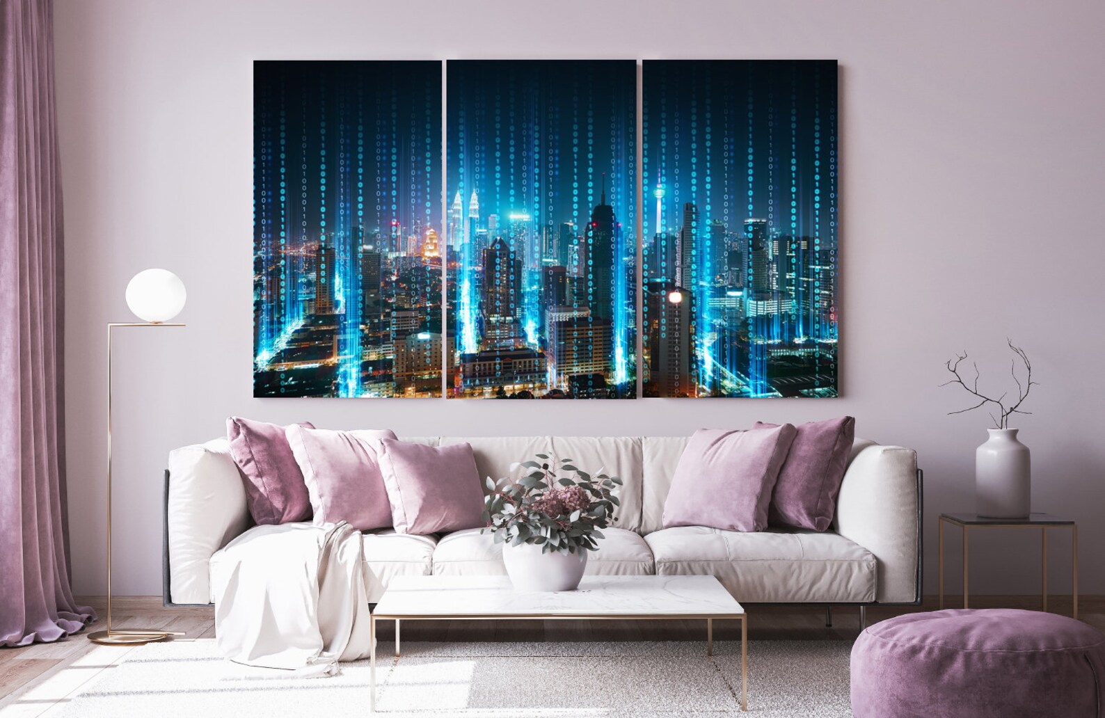Kuala Lumpur Wonderful Cityscape Wall Decor Kuala Lumpur Etsy