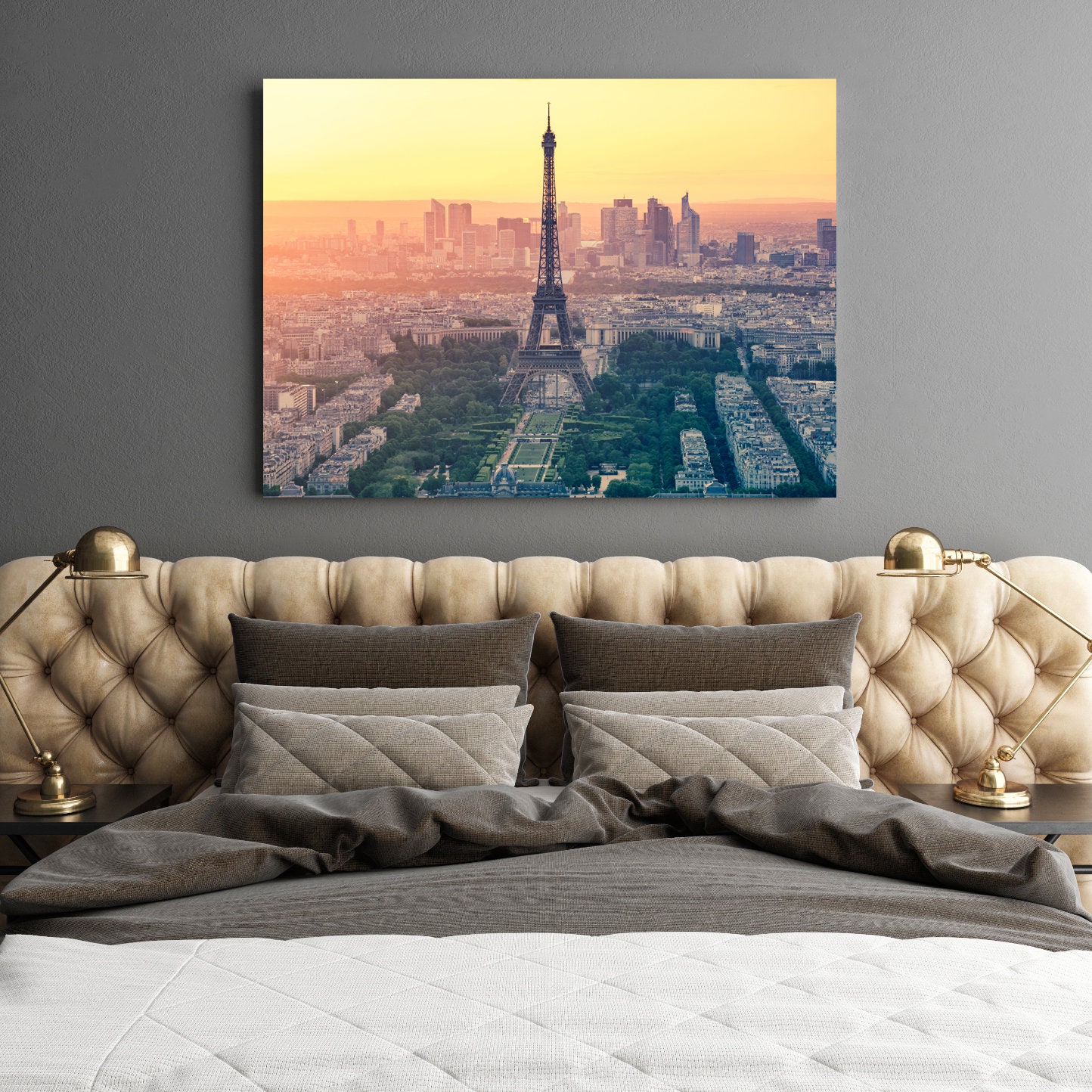 Eiffel Tower Awesome Decor for Interior Room Paris Cityscape | Etsy