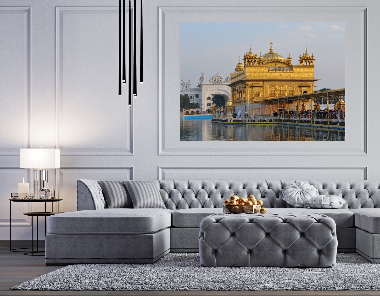 Golden Temple Art Canvas Print Amritsar Art Sikh Gurdwara | Etsy
