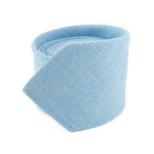 Elegant Sky Blue Necktie | Wedding & Baby Shower | Groomsmen and Men&#39;s Gift
