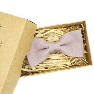 Mauve Color Groomsmen Wedding Bow Ties / Mauve Color Men's Eco-friendly ...