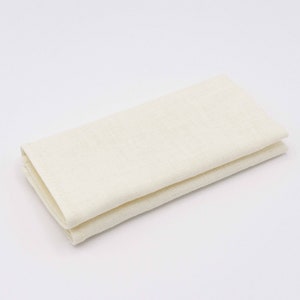 Champagne Linen Pocket Square: Handmade Men&#39;s Handkerchief