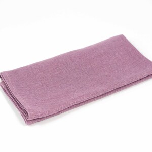 Purple Linen Pocket Square - Formal Accessory, Men & Boys