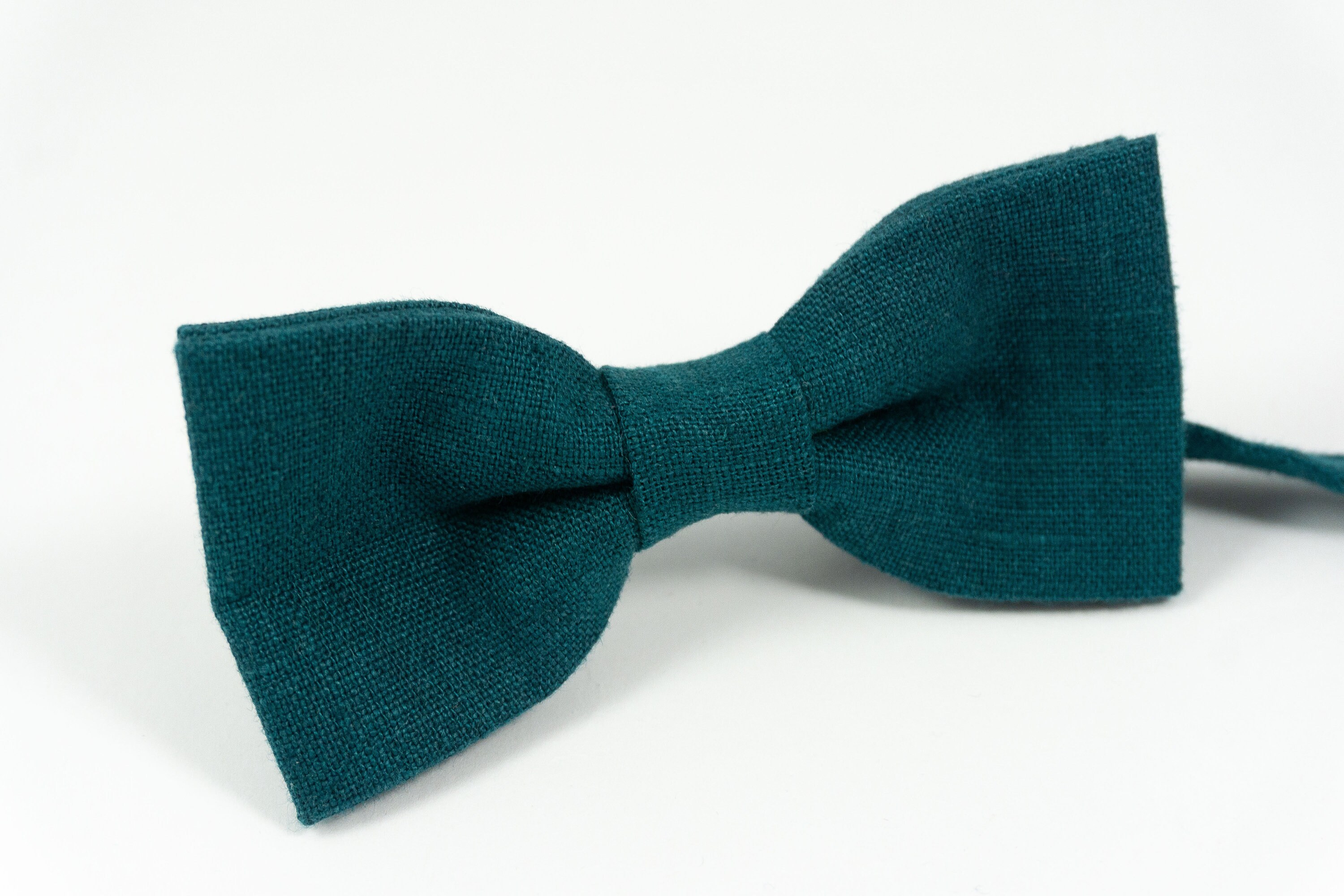 Teal Green Bow Ties for Men Wedding Bow Ties and Pocket Etsy
