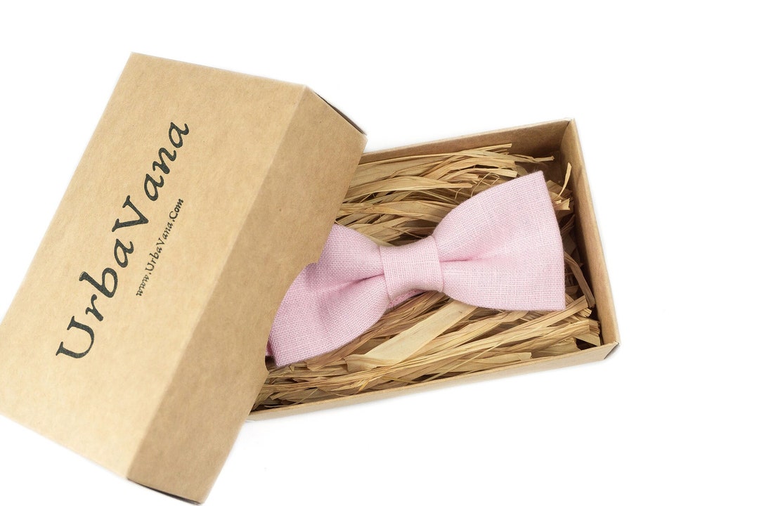 Pink Color Groomsmen Bow Tie for Weddings / Baby Pink Pre-tied - Etsy