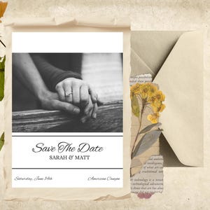 Save the Date Wedding Invitation Template