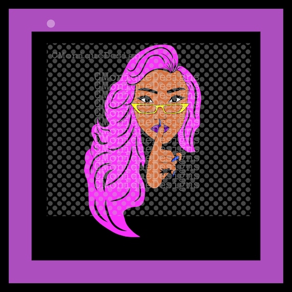 Download Black Woman Svg Pink Hair Woman Svg Svg Woman Hazel African Etsy