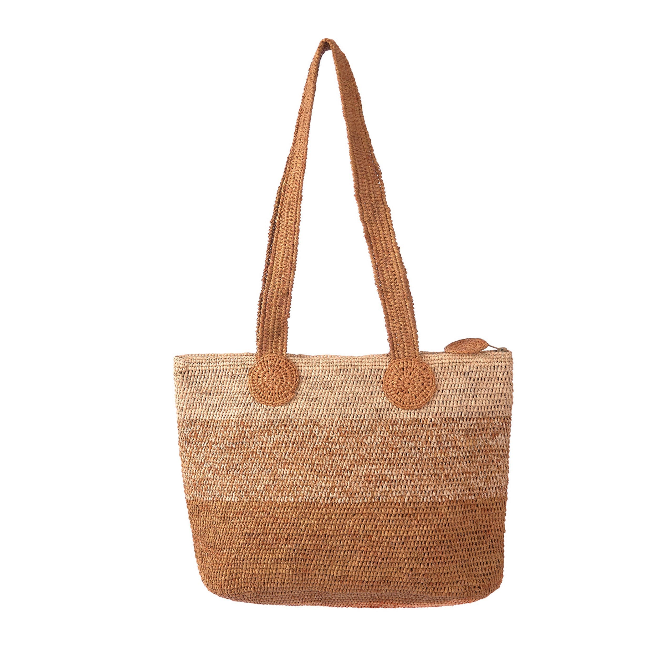 Raffia Bag Tote Bag Straw Basket Natural Color Bag Organic - Etsy