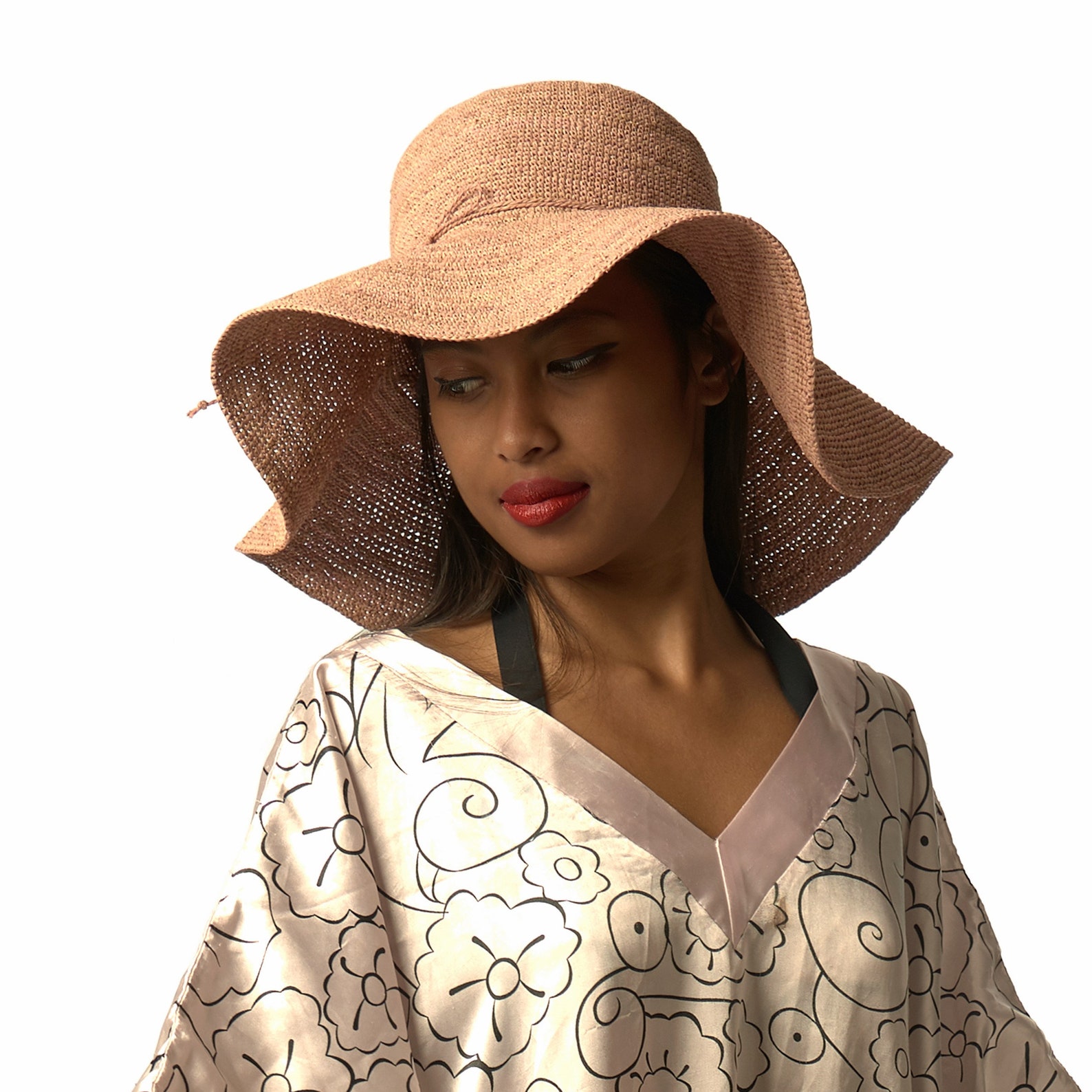 100 handmade raffia fibre hat raffia hat yellow hat Etsy