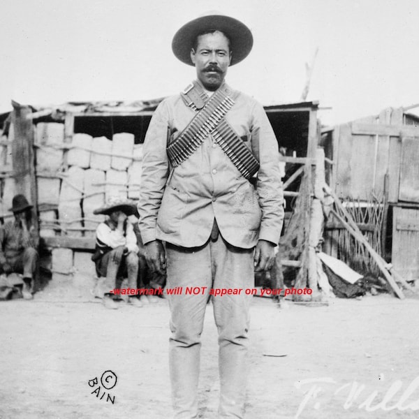 5x7 Francisco Pancho Villa PHOTO Mexican Revolution guerrilla warrior General Francisco Pancho Villa