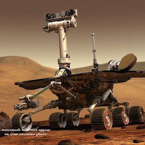 5x7 Opportunity Mars Rover PHOTO Mars Space Mission NASA Martian Landing Surface Mars Surface Mars Mission Space Travel Planet