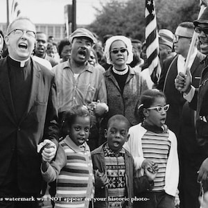 5x7 Selma to Montgomery March MLK Martin Luther King Jr 1965 Civil Rights African American Struggle Freedom Black History  Alabama March