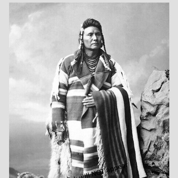 4x6 1877 Chief Joseph PHOTO Nez Perce Indian Native American Warrior  Portrait Indian Leader Native American