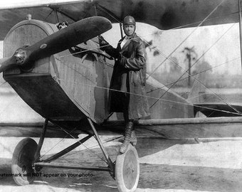 5x7 1922 Bessie Coleman First African American Pilot PHOTO Black Female Segregation Civil Rights