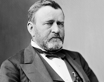 4x6 Ulysses S Grant FOTO Burgeroorlog Generaal 18e president van de Verenigde Staten, circa 1870