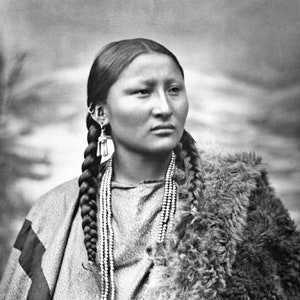 8x10 Female War Chief Pretty Nose PHOTO Fought Battle of Little Bighorn ...