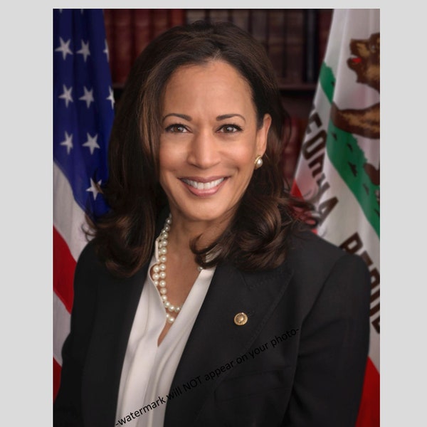 5x7 Kamala Harris PHOTO Portrait Vice President Candidate 5x7 Senator 2017