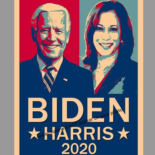 5x7 Joe Biden Kamala Harris Campaign Poster PHOTO 5x7 President VP