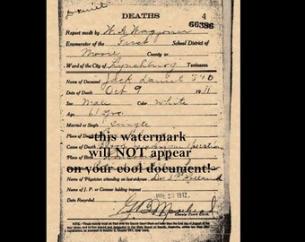 25 Printable Death Certificate Sample Forms And Templates