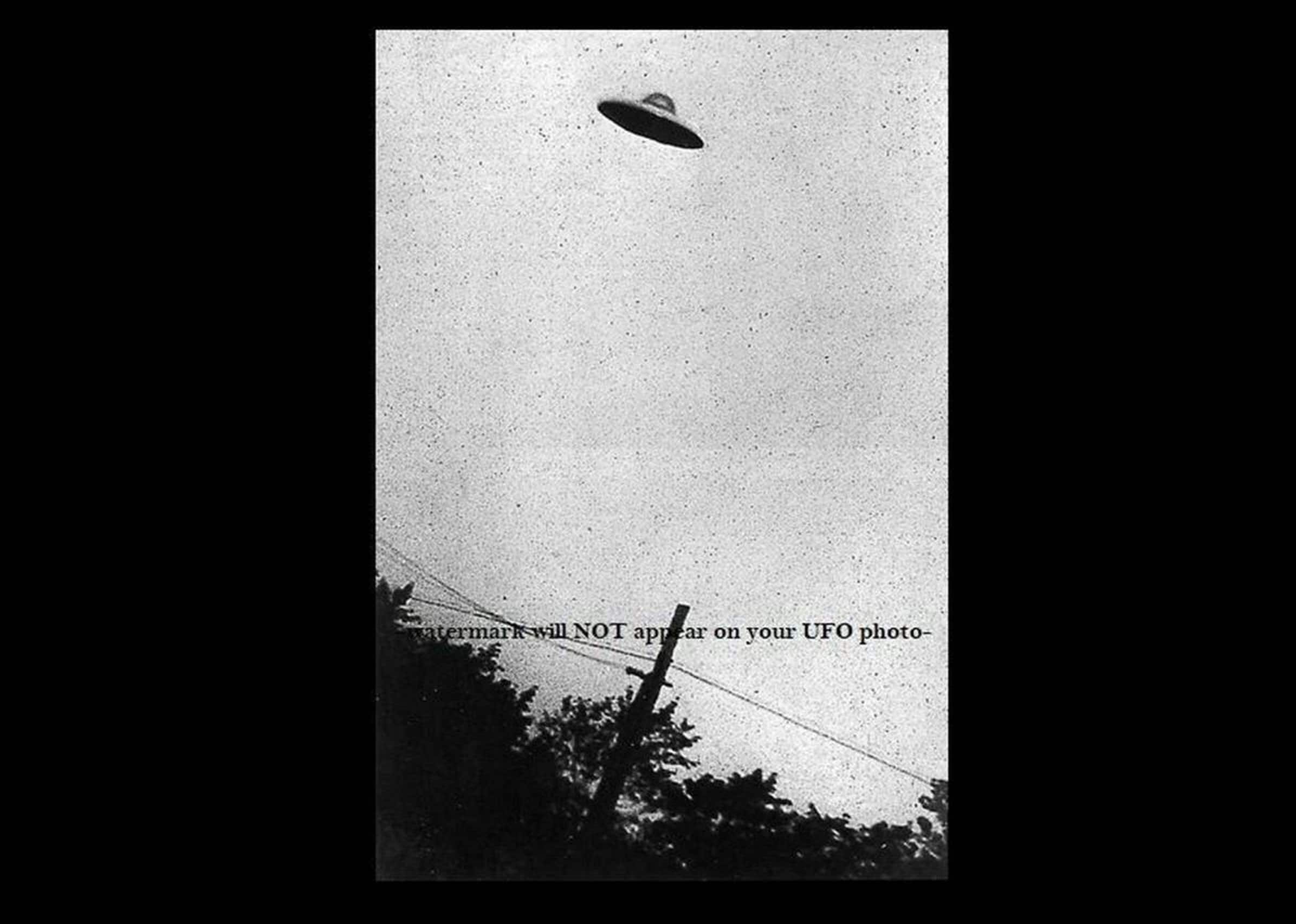 1952 UFO Flying Saucer PHOTO Passaic New Jersey Space Aliens CIA