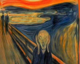 5x7 叫び 写真 1893 絵画 エドヴァルド・ムンク、怖い写真、美しい