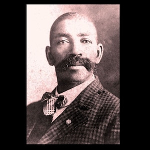 Héroe negro del lejano oeste Bass Reeves FOTO Mariscal de EE. UU. Leyenda Pistolero afroamericano Derechos civiles