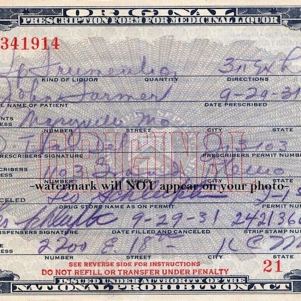 Prohibition - Etsy