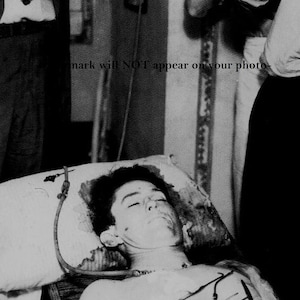Clyde Barrow Captured PHOTO Bonnie & Clyde Gang, Gangster Shot Dead von Posse 1934