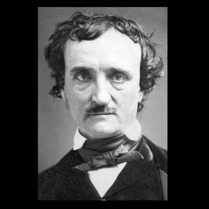 4x6 Spooky Edgar Allan Poe PHOTO Scary Creepy Freaky Raven Poet Writer Allen