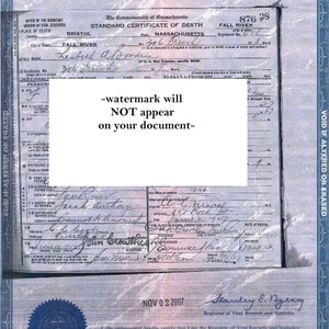 1927 Lizzie Borden DEATH CERTIFICATE Historic Research Document 1927 1927 Lizzie Borden DEATH CERTIFICATE Historic Research Document 1927