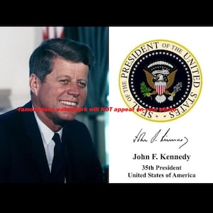 Jfk autograph - Etsy 日本