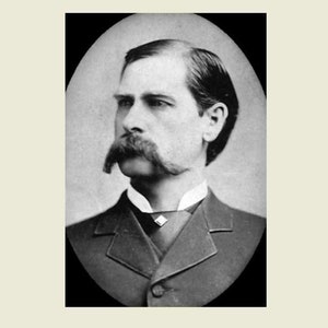 Wyatt Earp Retrato FOTO Pistolero Salvaje Oeste Sheriff Tombstone OK Corral