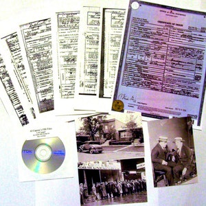 Al Capone Photos + 38 DEATH CERTIFICATE Lot, Friends Foes Lawyers + FBI Files