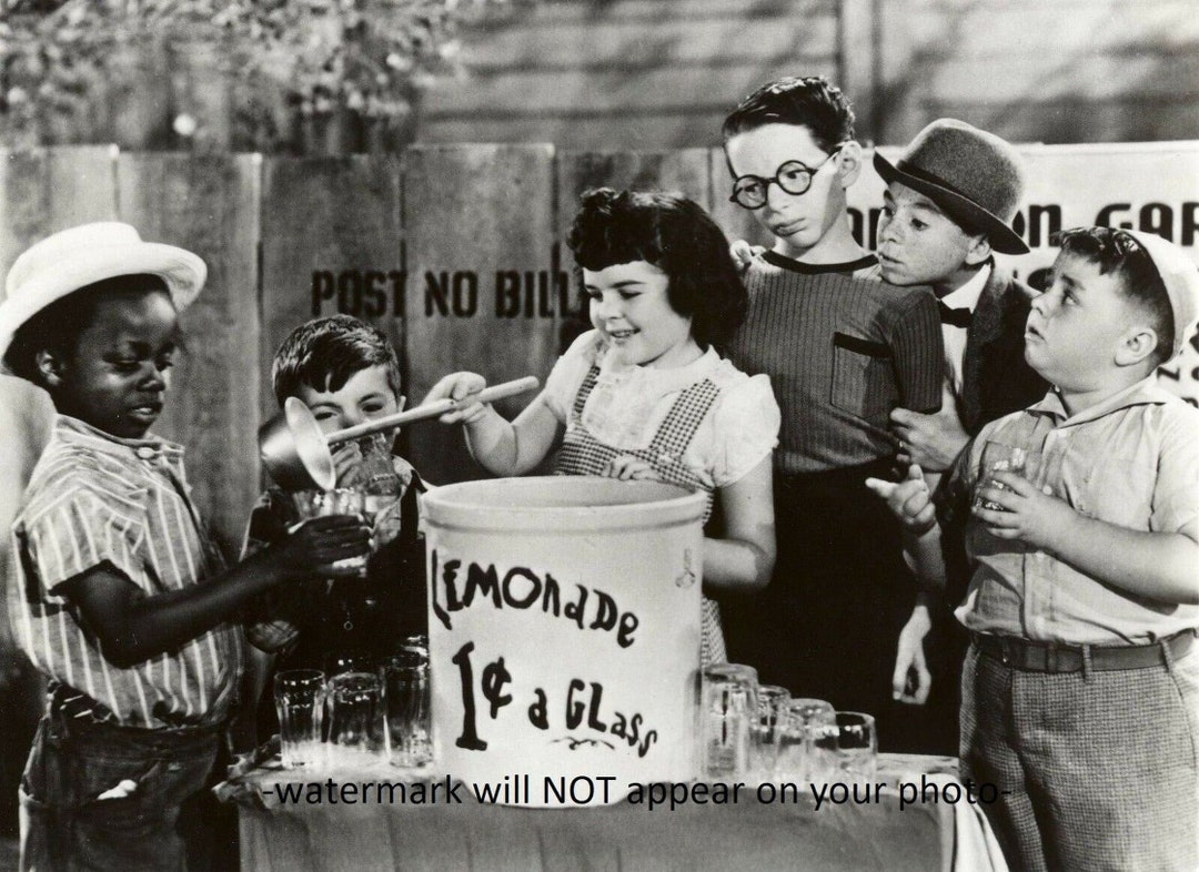 5x7 Our Gang Lemonade Stand PHOTO Little Rascals Alfalfa, Spanky, Darla
