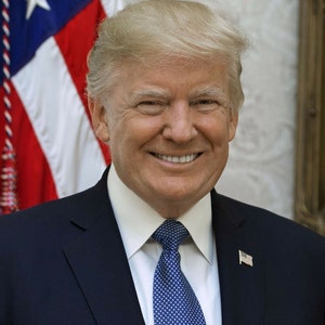 5x7 President Donald Trump Official PHOTO Portrait Smiling Photograph WHITE HOUSE