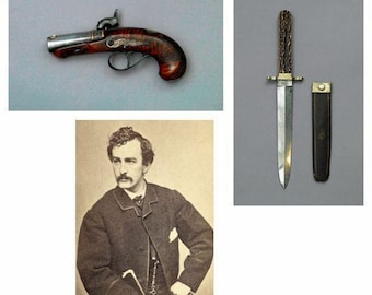 ジョン・ウィルクス・ブースの写真 銃とナイフの写真 ロット、殺害され