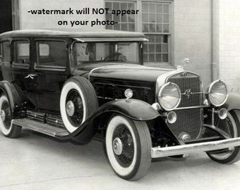 Al Capone Bullet Proof Car PHOTO Chicago Gangster Armored 1930 Cadillac V16