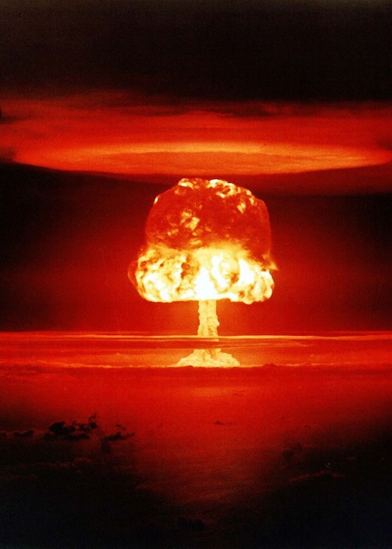 Atomic Bomb Explosion Color