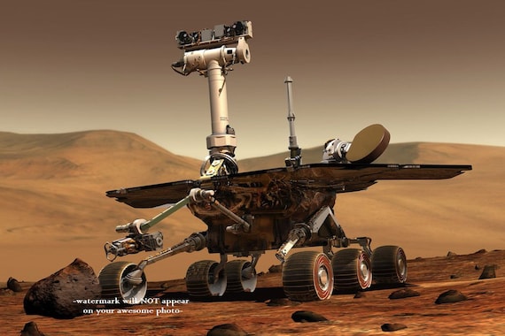 5x7 Opportunity Mars Rover PHOTO Mars Space Mission NASA Martian