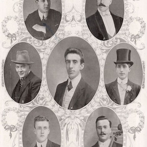 5x7 Titanic Orchestra Band PHOTO They Played While Ship Was Sinking! Disaster 1912