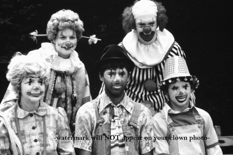 4x6 Scary Vintage Creepy Clown PHOTO Freak Weird Halloween | Etsy
