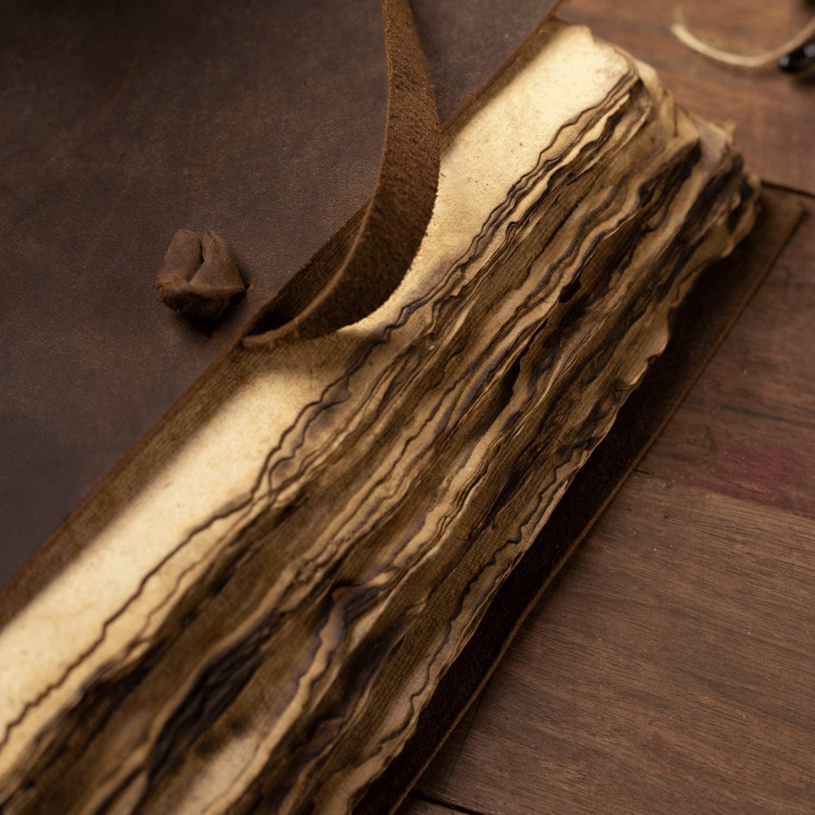 Vintage Leather Notebook Genuine Leatherbound Journal Etsy