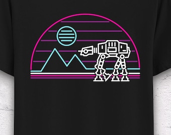 Retro Hoth Shirt – 80s Sci-Fi AT-AT Snow Planet