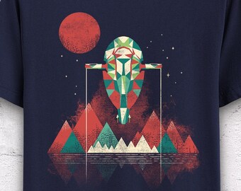Abstract Boba Fett Gunship T-Shirt – Colorful Star Wars Design